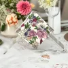 Transparent Lucite Napkin Holder Desktop V Shape Acrylic Napkin Holder Tissue Box Organizer Hotel Restaurant Table Decor 1