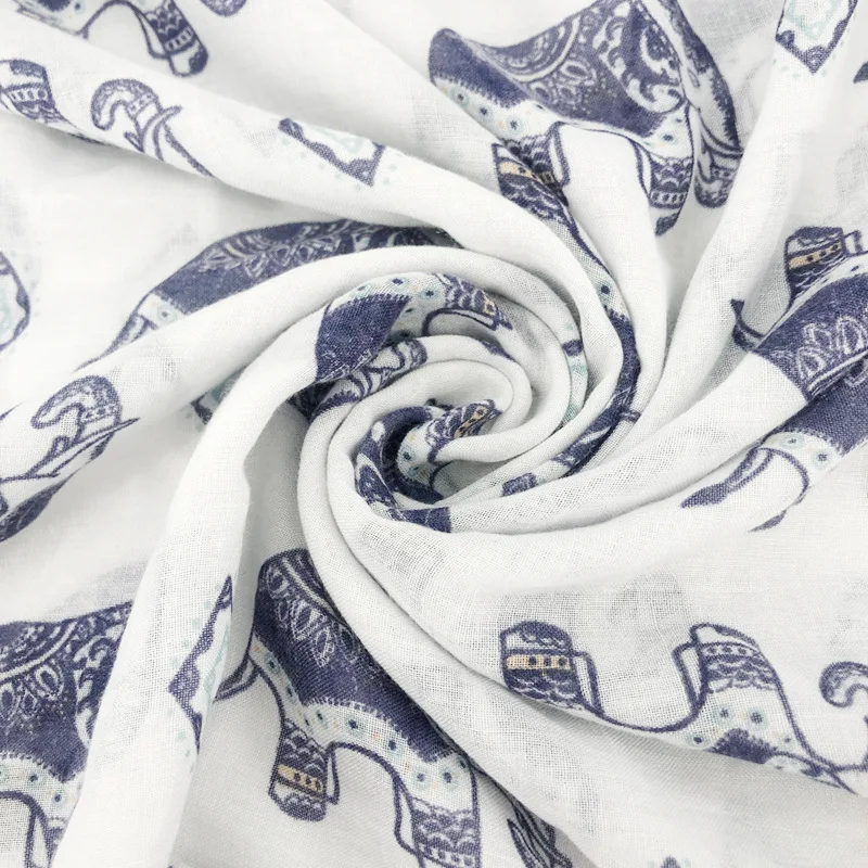 Supply European and American Style Skull Printing Large Size Silk Scarf Sunscreen Shawl 5