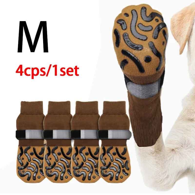 Non-Slip Dog Socks for Paw Protection and Traction on Hardwood Floors
