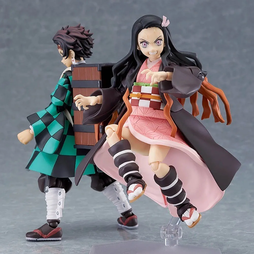 Bonecos Nezuko e Tanjiro Kamado Demon Slayer McFarlane Toys em