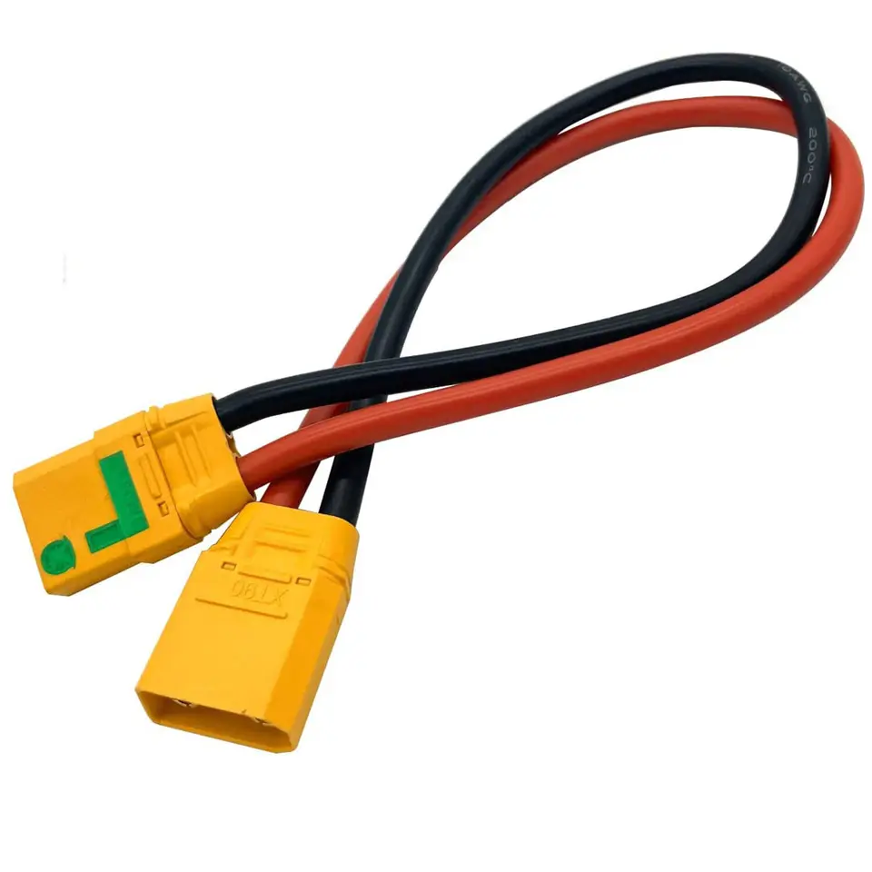 Cavo adattatore maschio XT90 super morbido ad alte prestazioni per modelli di auto, aerei e navi