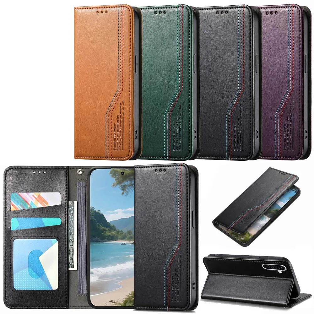 Luxury Leather Elastic Band Phone Wallet Case
