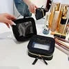 Travel Toiletries Bag Women Transparent Makeup Bags Cosmetic Bags with Zipper Waterproof Wash Bag Large Makeup Bag for Women 4