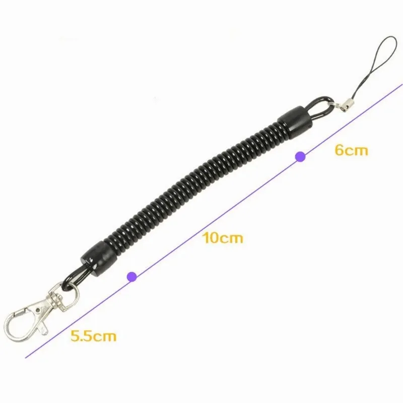 1pc Anti-lost Keychain Keys Work Pass Card Lanyard Rope Bagpack Pandant Strap Hook Badge Holder Luggage ID Tag Accessories