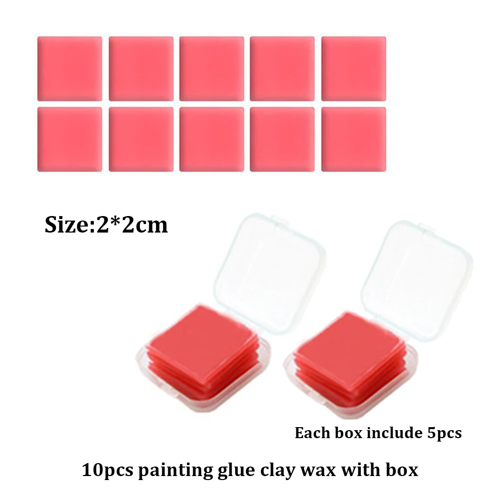 Sticky Wax for Diamond Painting Glue Clay With Round Pot 10g Colorful Wax  for 5D Painting