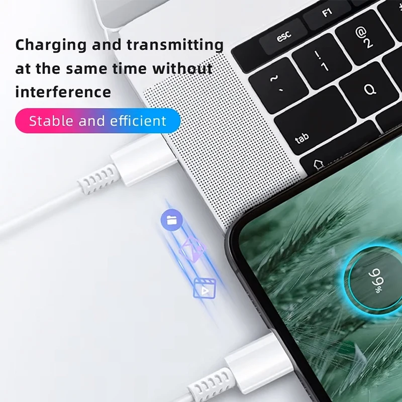 High-Speed 45W USB-C to USB-C Charging Cable with PD Technology