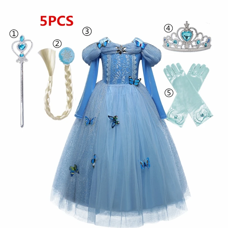 Fantasia Dress for Girls Kids Disguise Encanto Dress Cosplay Costume Children Birthday Party Clothing Wednesday Princess Costume