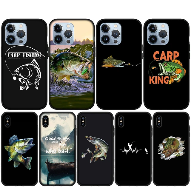 Trout Carp Fly Fishing Fish Rod Cover Phone Casing for iPhone 14