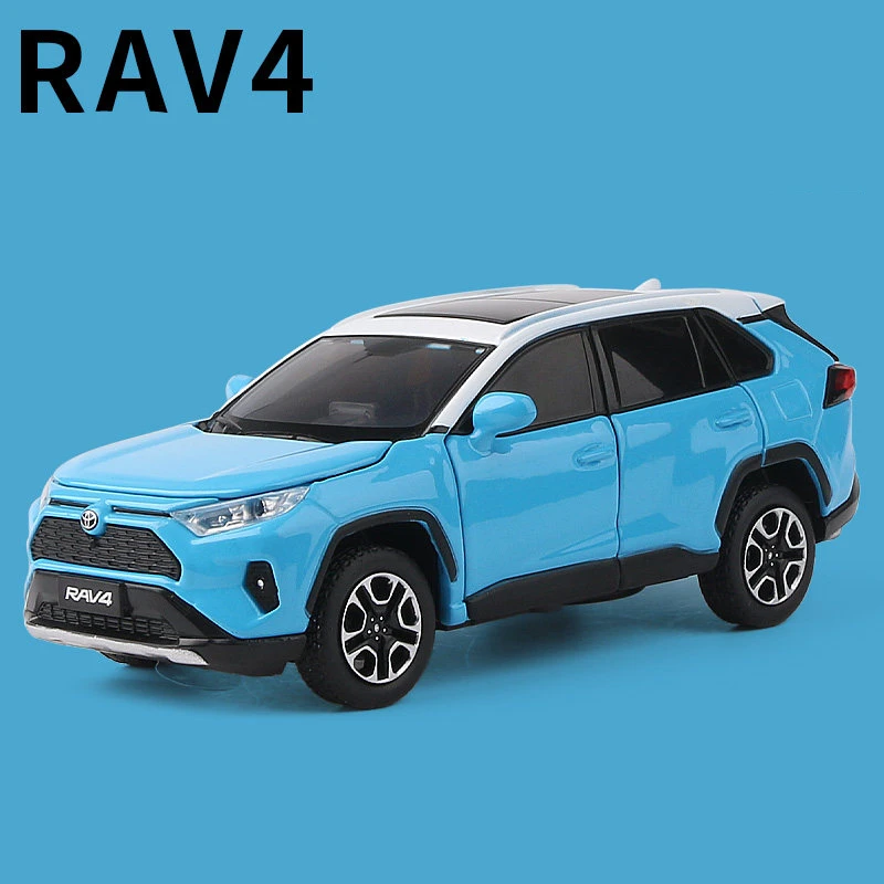 maisto diecast 1:32 TOYOTA RAV4 SUV Alloy Car Model Diecast Metal Toy Vehicles Car Model High Simulation Sound Light Collection Childrens Gift hotwheels cars Diecasts & Toy Vehicles