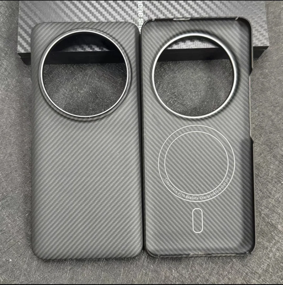 Genuine Aramid Carbon Fiber Matte Magsafe Case for Xiaomi Mi 14 Ultra Pro Thin Anti-explosion Bulletproof Cover Anti-Shatter