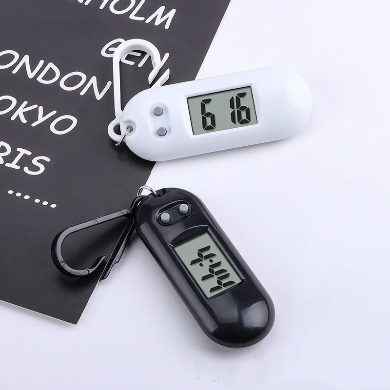 2023 New 2 Styles Student Mini Electronic Clock Keychain Electronic