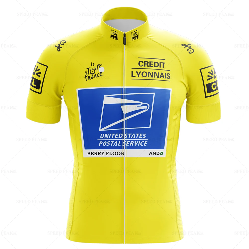 Cycling Jersey Men short sleeve Set Retro Bib Men's Short Sleeve yellow Bike Clothing Bicycle Summer Sportswear Triathlon Retr 3