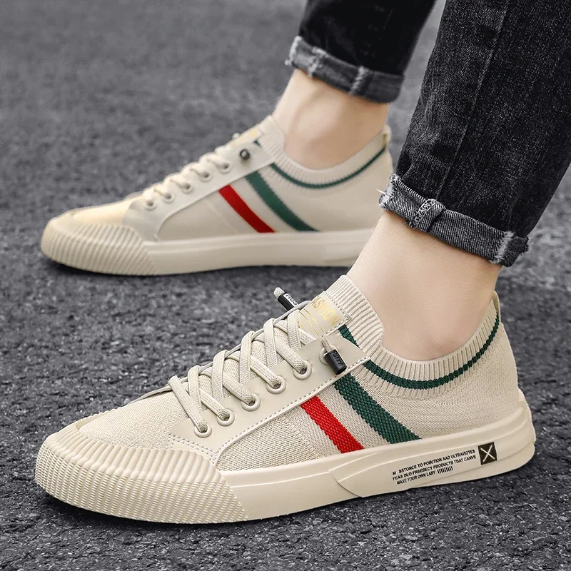 

2023 Men New Casual Summer Canvas Shoe Men Cloth Shoe Fashion Breathable Sneakers Shoe Flat Bottom Non Slip Lacing Shoe Men Shoe