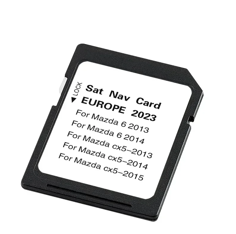 GPS SD 카드, Mazda 6 CX-5 차량 업데이트 지도 2023 버전 내비게이션 시스템, EU UK 지도, Sat Navi 액세서리, 무료 배송