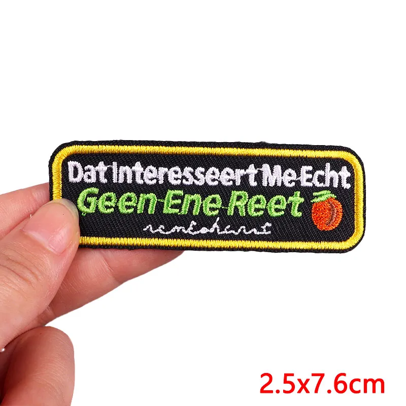 Netherland Carnival Emblem Embroidered Patch for Clothing - DIY Iron-On/Sew-On Applique