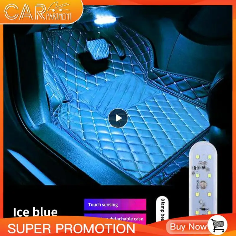 

1PCS LED USB Car Interior Light Touch Sensor Magnetic Ceiling Lamp Interior Reading Light USB Charging Decoration Night Lamp