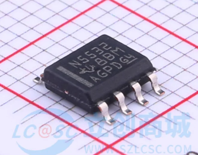50-100PCS NE5532 NE5532DR NE5532P SOP-8 DIP-8 IC