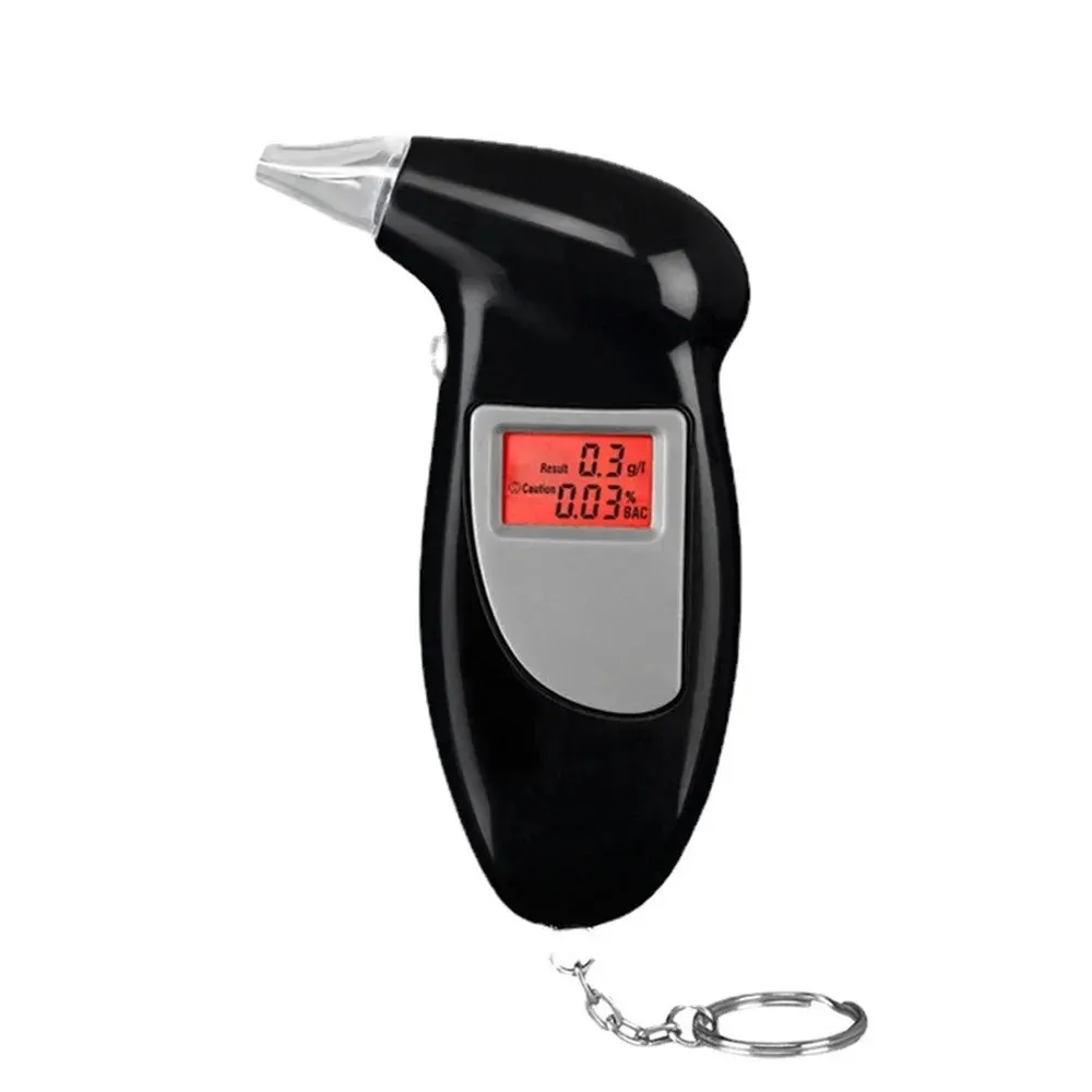 Breath Alcohol Tester Birds Beak Vehicle Breathalyzer Blowing Digital Display Detector Vehicle Portable Drink-driving Breathalyzer