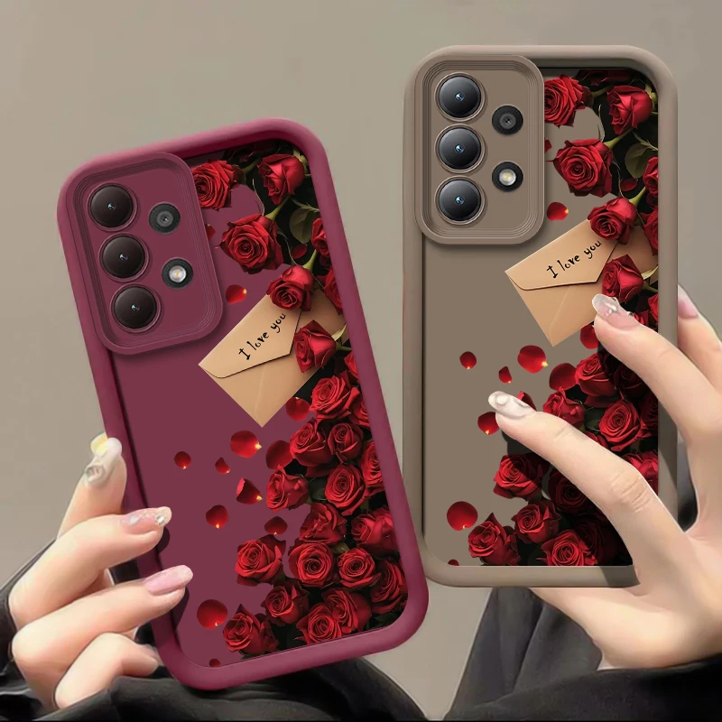 Retro Flowers Silicone Soft Phone Case