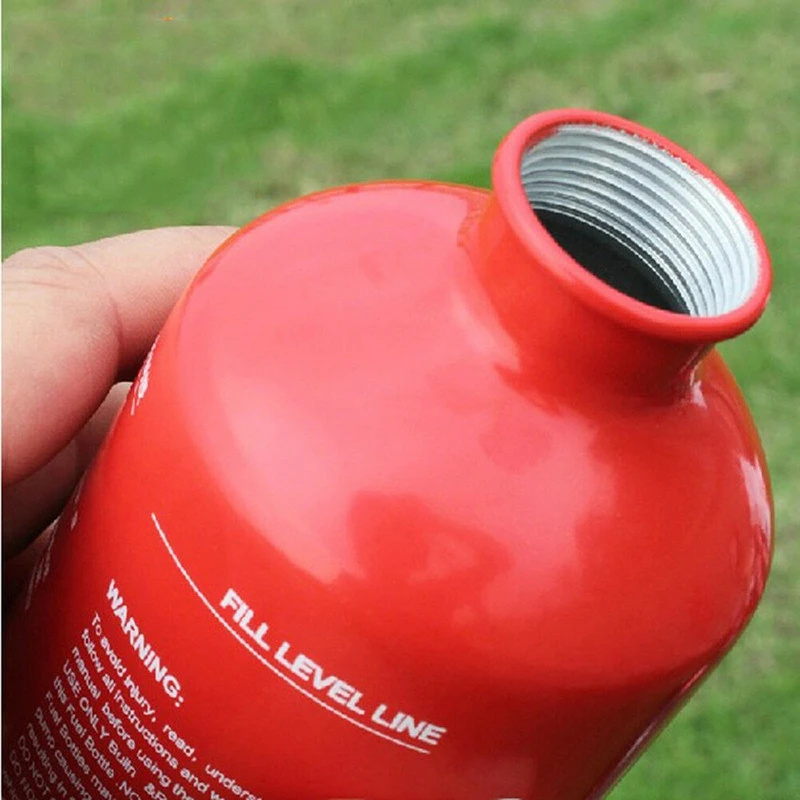 

1500ML Red Aluminum Alloy Gas Oil Fuel Bottle Container Motorcycle Petrol Gasoline Canister Camping Hiking Accessories
