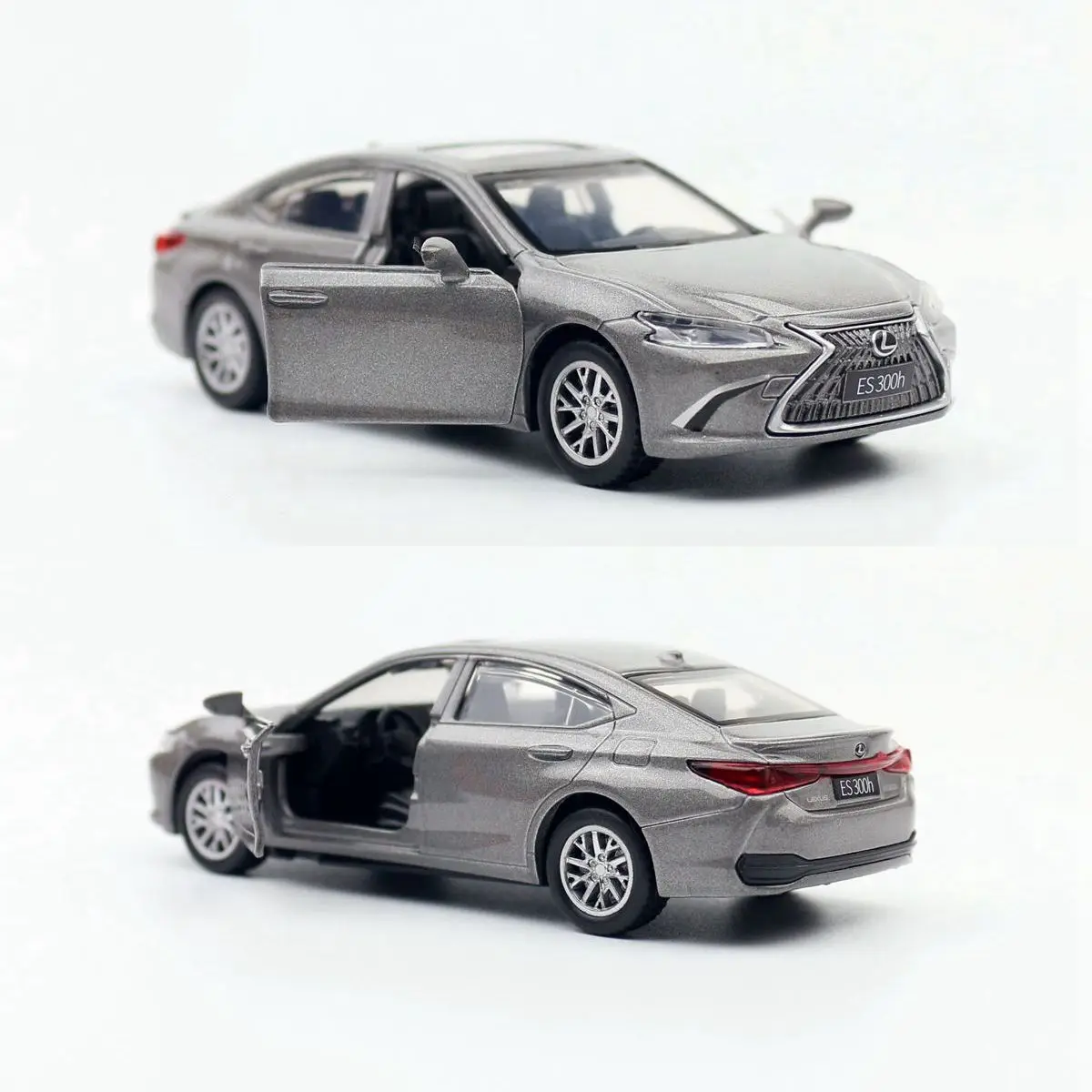 1/43 Lexus ES300h Toy Car Diecast Miniature Metal Model Pull Back Doors Openable Educational Collection Gift for Kid Match Box 4
