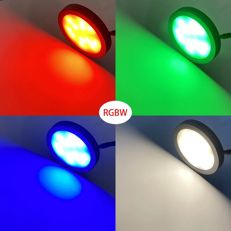 

12V RGBW 3W Mini LED Downlight with Transformer Ceiling Spotlight Bedroom Kitchen 12V Dimmable Staircase Closet Party Light