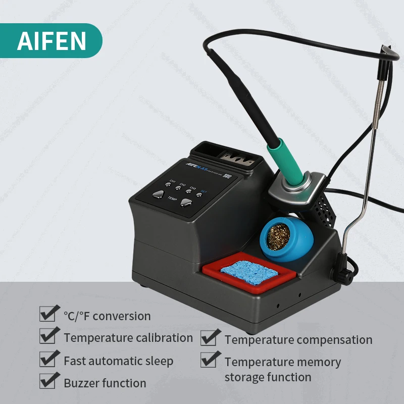 Soldering Station Compatible Soldering Iron Tips C210 C245 C115 Handle Rework Station AIFEN A9 Electronic Tool