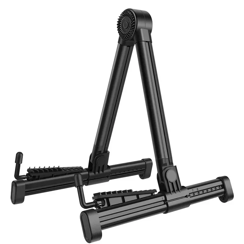 Foldable & Adjustable Vertical Guitar Instrument Display Stand