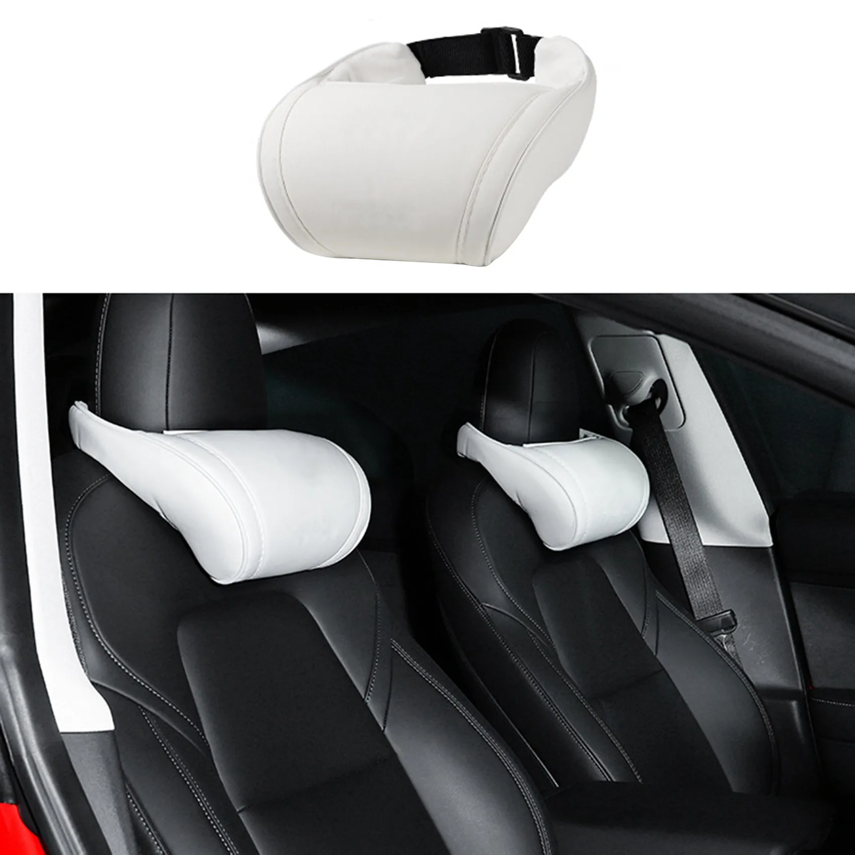 Car Seat Headrest Neck Pillow Comfortable Memory Foam for Tesla Model X Y S 3 Accessories car seat headrest pillow