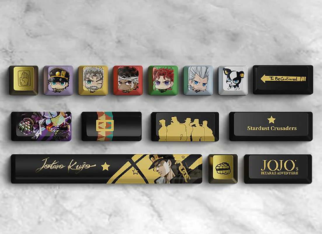JOJO 　ジョジョ　第三部 　 中国限定 　PC キーボード　キーキャップ JOJO ジョジョ 第三部 中国限定 PC キーボード キーキャップ