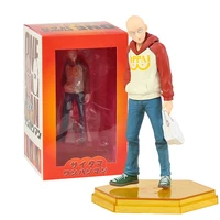 One Punch Man Saitama felpa con cappuccio 18cm 7