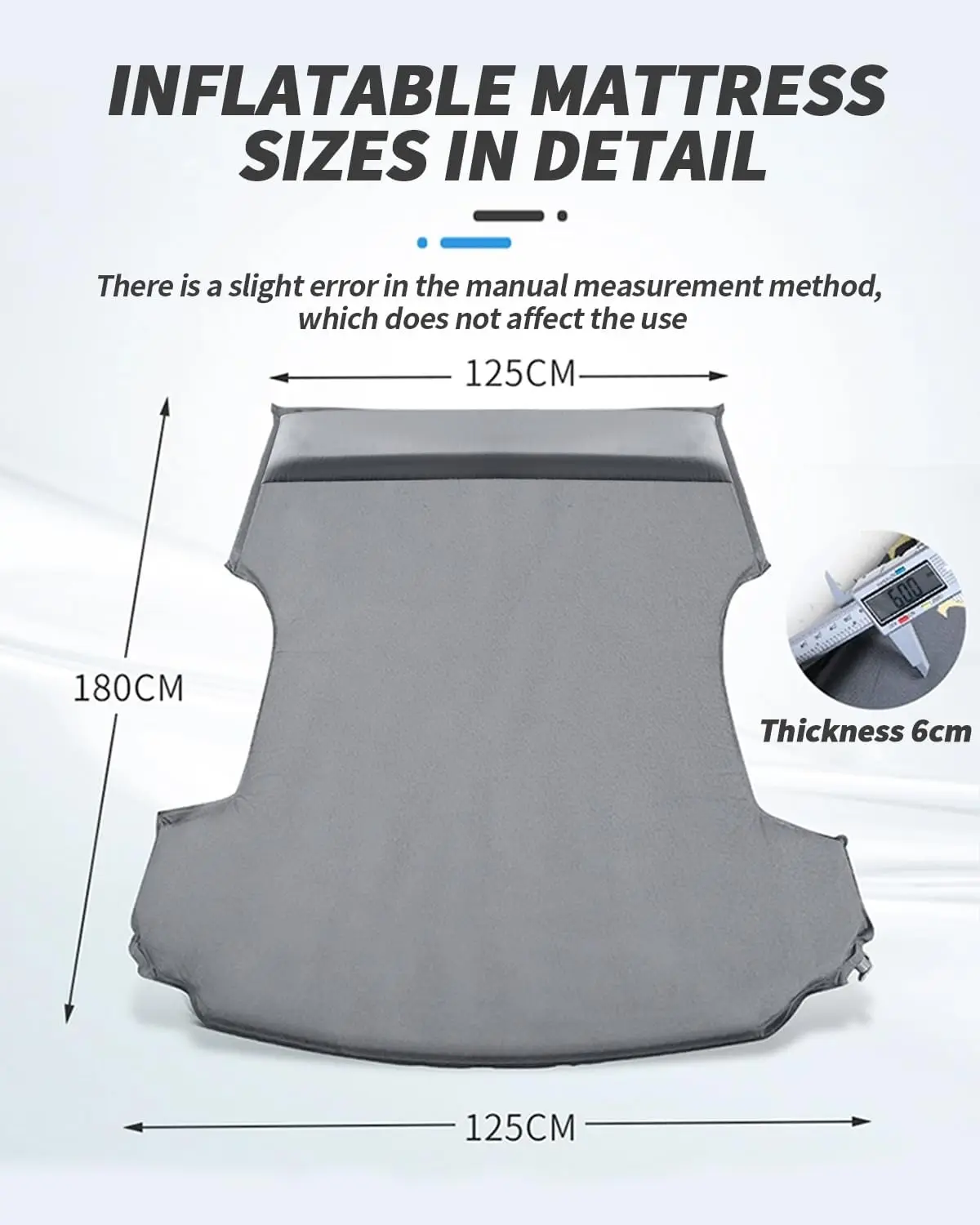 Inflatable Air Mattress For Tesla Model Y Model 3 Highland-2017 Self Inflating Sleeping Pad for Camping Memory Mattress