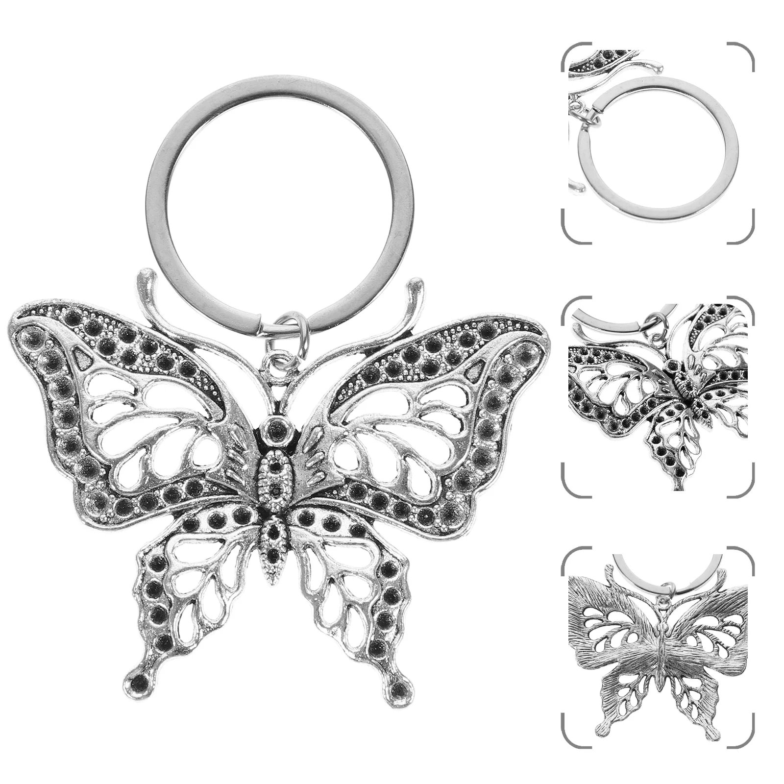 

Butterfly Keychain Backpack Pendant Lovely Butterflies Keychains Kids Keyrings Purse Decor