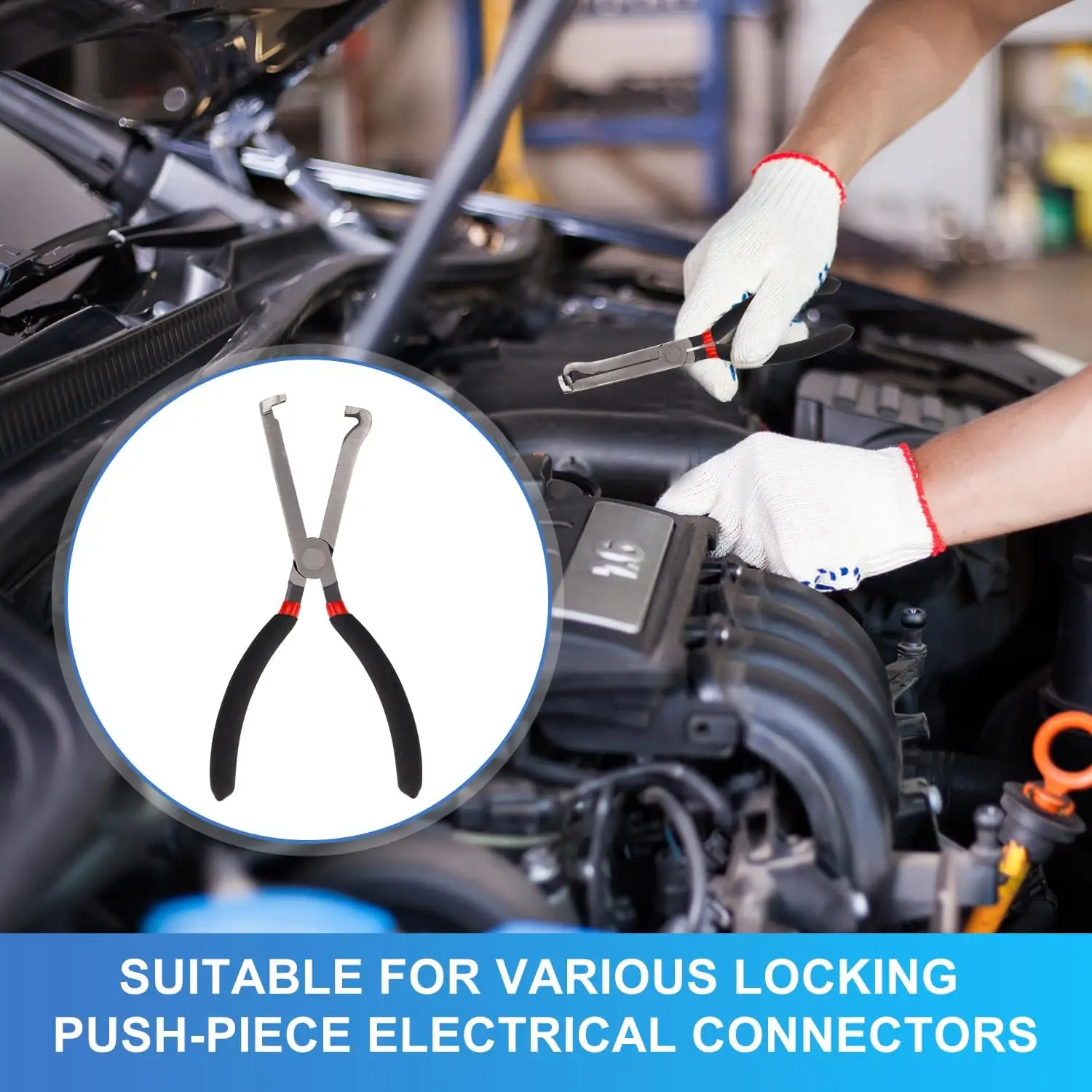 Electrical Disconnect Pliers, Automotive Electrical Connector Pliers Spark Plug Pliers Car Electrical Plug Pliers for Easily . 3