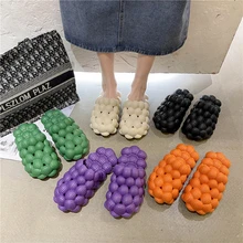 

Cute Bubble Ball Women's Slippers Summer New Lover's EVA Bathroom Slides Home Indoor Anti-Skid Sandals Shoes Summer Slipper