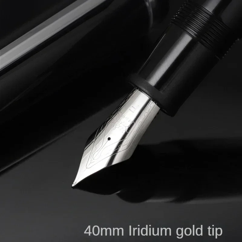 Elegant Multicolour Acrylic Fountain Pen - Luxury Writing Instrument with Fine Nib