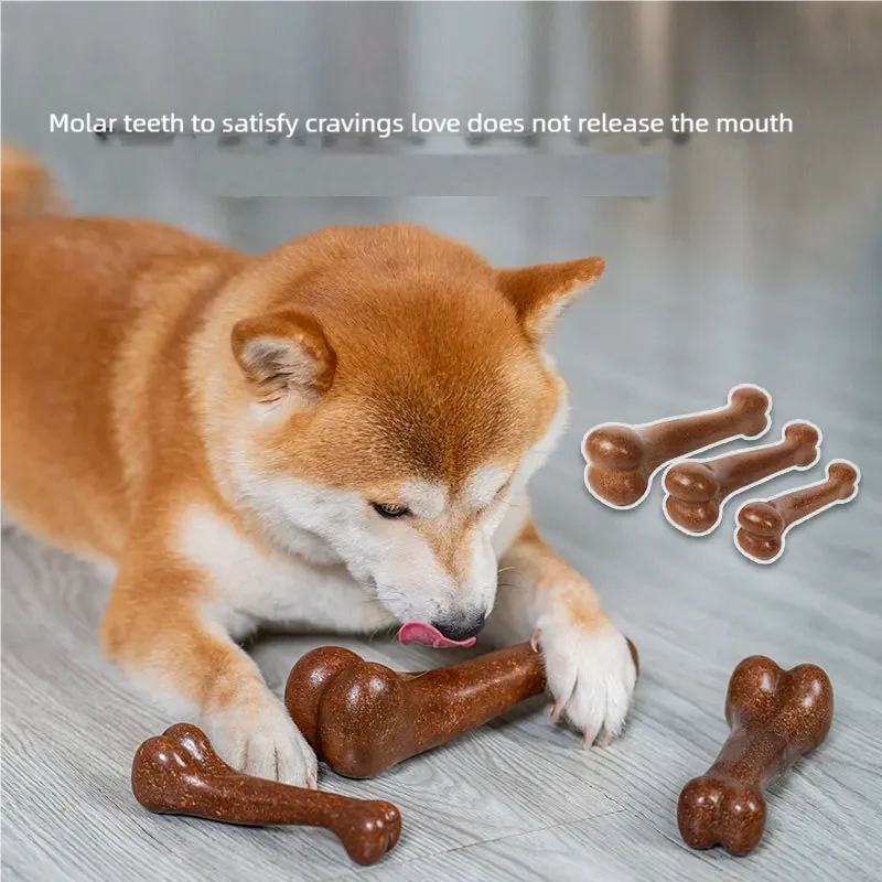Natural Non-toxic Dog Bone Chew Toy For Small Medium Large Dogs_voghion.com