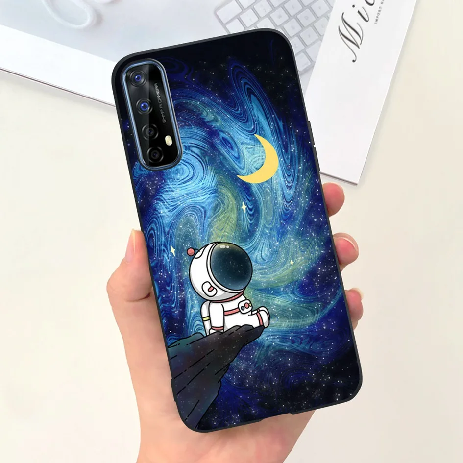 Lovely Astronaut Dinosaur Soft Silicone Phone Case Cover