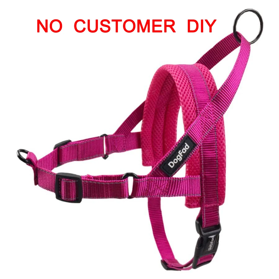 DIY Dog Harness Easy On and Off Adjustable Medium Large Dogs,Reflective no Pull Training Vest for pet Dogs walking harness 