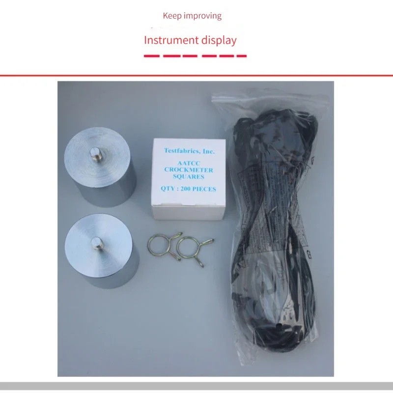 Double station electric friction dyeing fastness tester  leather cloth textile printing and dyeing decoloration tester 3