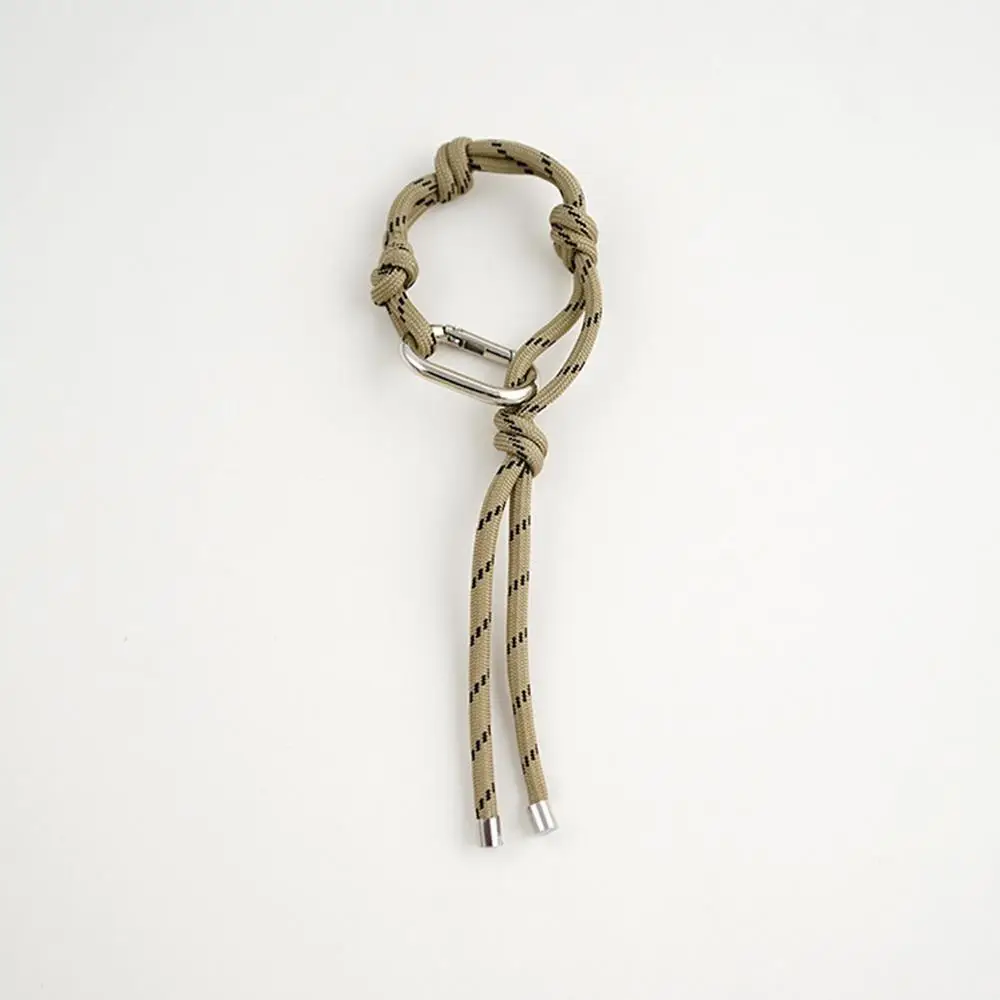 Vibrant Handmade Braided Nylon Keychain Strap