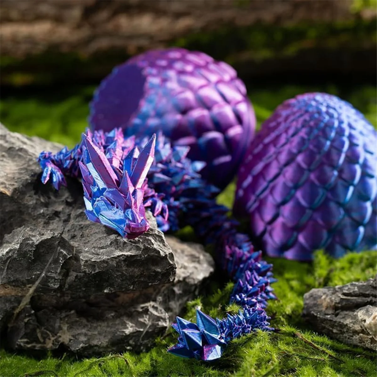 Dragon Egg, Easter Egg,12In Dragon Toy, Eggs with Inside,3D Printed ,Gold