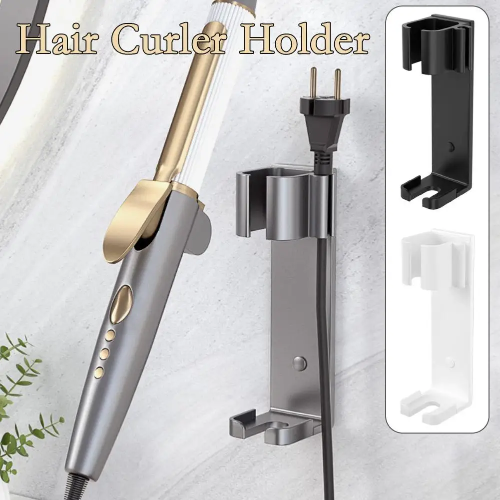 

Hair Curler Straighteners Holder Wall Mounted Curling Brush Accessories Organizer Hair Storage Hair Bathroom Bracket Dryer Y9i8