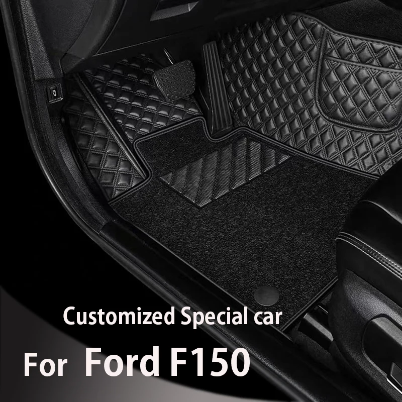 

Car Floor Mats For Ford F150 Four Doors 2011 2012 2013 2014 Custom Auto Foot Pads Automobile Carpet Cover Interior Accessories
