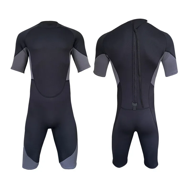 Men's Neoprene Spearfishing Wetsuit Short Sleeve Scuba Diving Suit One Piece Surfing Jellyfish Wet Suit 2mm 3mm diving suits