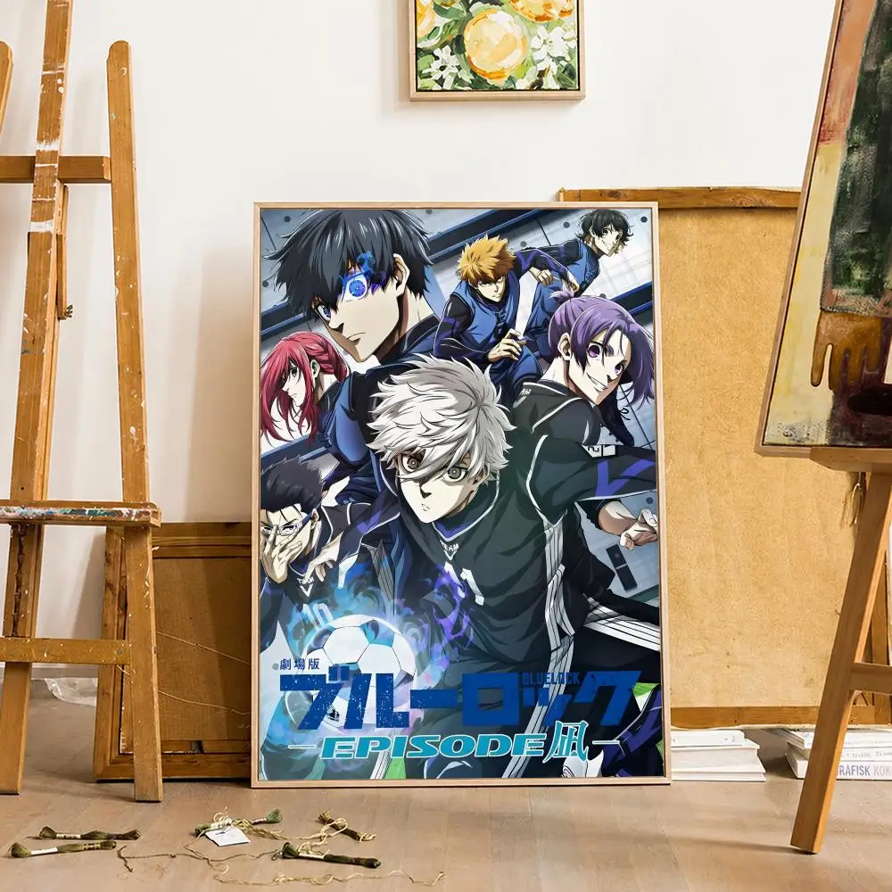 Blue Lock Anime Art Self-Adhesive Waterproof Wall Sticker Decor