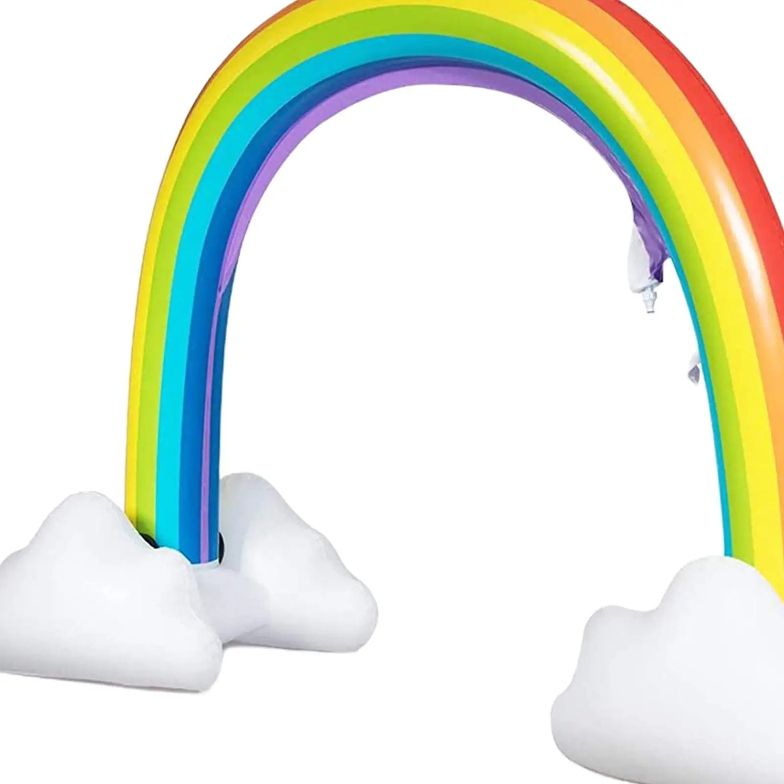 Inflatable Rainbow Sprinkler PVC Colorful Portable Outdoor Lawn Sprinkler Bridge for Child Outside Pool Parties Garden Adults Inflatable Rainbow Sprinkler PVC Colorful Portable Outdoor Lawn Sprinkler Bridge for Child Outside Pool Parties Garden Adults