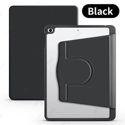 Versatile 360 - Degree Rotating Tablet Case with Pencil Holder and Auto Sleep/Wake Feature (Black)
