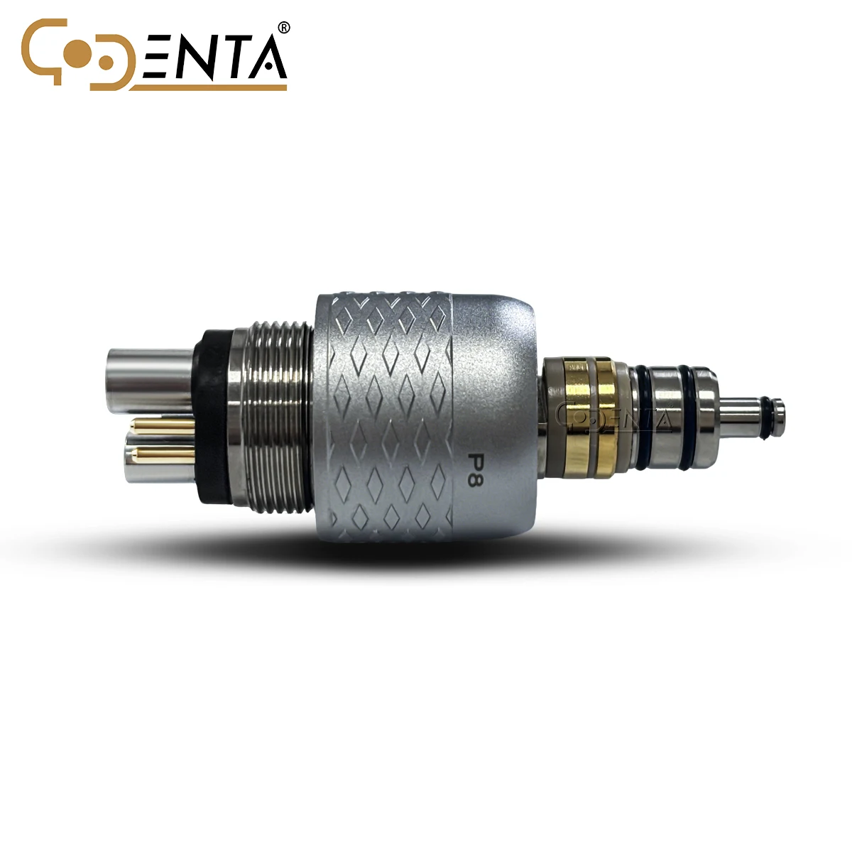 6홀 퀵 커플러 FIT for W 치과용 고속 핸드피스 - 표준 공압 커플링 토크 헤드 에어 로터 치과용 부품