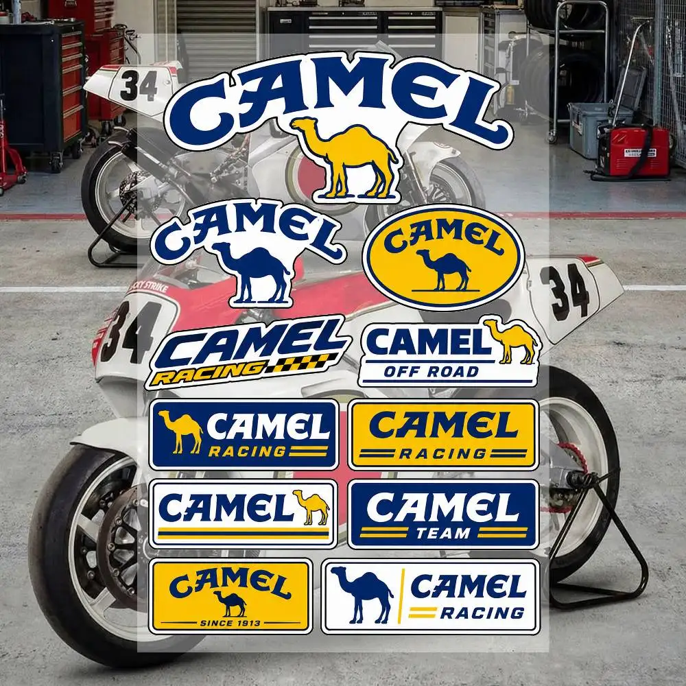 C-A-mel Aesthetic Graffiti Waterproof PVC Stickers for Car Motorcycle Skateboard Helmet Notebook